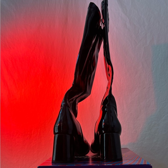 FUNTAISMA Black Knee High Boot - Picture 7 of 11